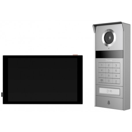 EZVIZ chytrý domácí interkom TP9 Pro/ Wi-Fi/ 4K/ 8" dot. monitor/ videotelefon/ bezdrátový zvonek/ IP65/ černo-stříbrný