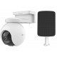 EZVIZ IP kamera EB8 4G kit/ PTZ/ 4G LTE/ 3Mpix/ krytí IP65/ objektiv 4mm/ H.265/ IR přísvit až 15m/ bílá + solární panel