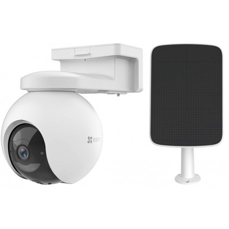EZVIZ IP kamera EB8 4G kit/ PTZ/ 4G LTE/ 3Mpix/ krytí IP65/ objektiv 4mm/ H.265/ IR přísvit až 15m/ bílá + solární panel