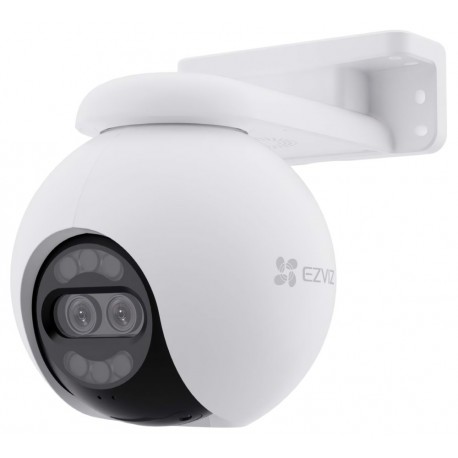 EZVIZ IP kamera H80x Dual 4K/ PTZ/ Wi-Fi/ 8+2 Mpix/ krytí IP65/ objektiv 4mm/ H.265/ IR přísvit až 30m/ bílá
