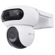 EZVIZ IP kamera H90 2K+/ duální/ PTZ/ Wi-Fi/ 2 x 4Mpix/ krytí IP65/ objektiv 2,8 + 6mm/ H.265/ IR přísvit až 30m/ bílá