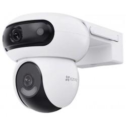 EZVIZ IP kamera H90 2K+/ duální/ PTZ/ Wi-Fi/ 2 x 4Mpix/ krytí IP65/ objektiv 2,8 + 6mm/ H.265/ IR přísvit až 30m/ bílá