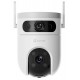 EZVIZ IP kamera H9c 3+3MP/ duální/ PTZ/ Wi-Fi/ 3Mpix/ krytí IP65/ objektiv 2,8mm/6mm/ H.265/ IR přísvit až 30m/ bílá