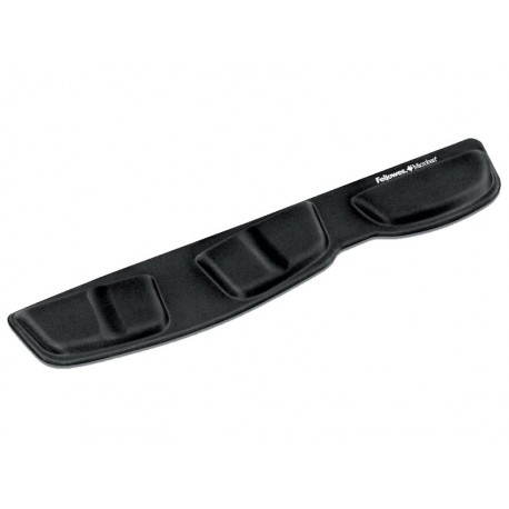 FELLOWES opěrka zápěstí ke klávesnici Health-V Microban Lycra/ 466mm x 86mm x 16mm/ textilie/paměťová pěna/ černá