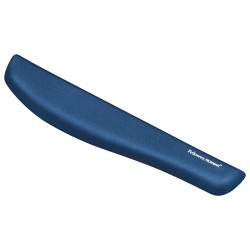 FELLOWES opěrka zápěstí ke klávesnici PlushTouch/ 475mm x 62mm x 15mm/ polypropylen/paměťová pěna/ modrá