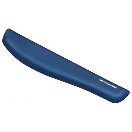 FELLOWES opěrka zápěstí ke klávesnici PlushTouch/ 475mm x 62mm x 15mm/ polypropylen/paměťová pěna/ modrá