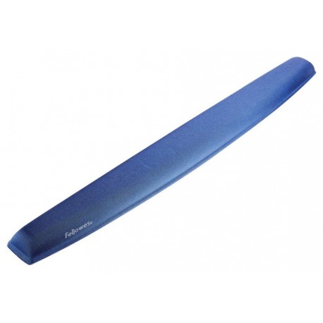 FELLOWES opěrka zápěstí ke klávesnici/ 490mm x 59mm x 20mm/ textilie/paměťová pěna/ modrá