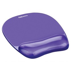 FELLOWES podložka pod myš a zápěstí CRYSTAL/ 230mm x 14mm x 202mm/ gelová/ fialová