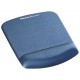 FELLOWES podložka pod myš a zápěstí PlushTouch/ 200mm x 245mm x 20mm/ textilie/paměťová pěna/ modrá