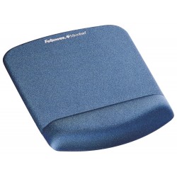 FELLOWES podložka pod myš a zápěstí PlushTouch/ 200mm x 245mm x 20mm/ textilie/paměťová pěna/ modrá