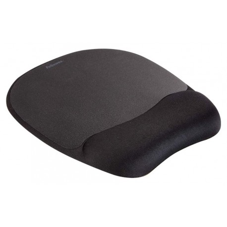 FELLOWES podložka pod myš a zápěstí/ 230mm x 20mm x 220mm/ textilie/paměťová pěna/ černá