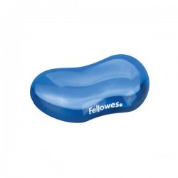 FELLOWES podložka pod zápěstí CRYSTAL/ 122mm x 18mm x 88mm/ gelová/ modrá