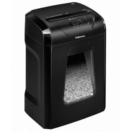 FELLOWES skartovač 12 C/ křížový řez 4x40mm/ objem koše 19 l/ stupeň utajení P-4 (důvěrné)/ černý
