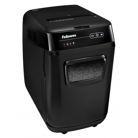 FELLOWES skartovač AutoMax 200 M/ křížový mikrořez 2x14 mm/ objem koše 32 l/ certifikát NBÚ/ stupeň utaj. P-5 (tajné)