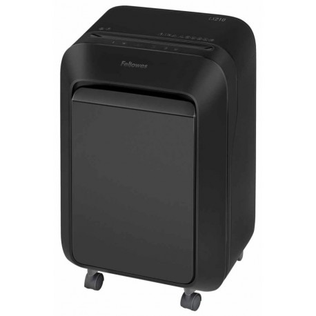 FELLOWES skartovač LX 210/ křížový řez 4x12mm/ objem koše 23 l/ stupeň utajení P-4 (důvěrné)/ černý