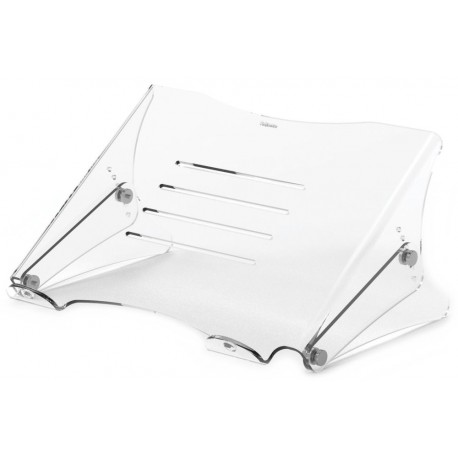 FELLOWES stojan na notebook Clarity/ 350mm x 134mm x 267mm/ čirý