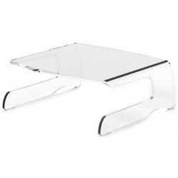 FELLOWES stojan pod monitor Clarity/ 320mm x 105mm x 256mm/ čirý