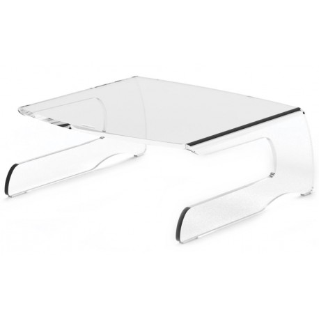 FELLOWES stojan pod monitor Clarity/ 320mm x 105mm x 256mm/ čirý