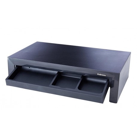 FELLOWES stojan pod monitor Designer Suites/ 406mm x 111mm x 238mm/ černý