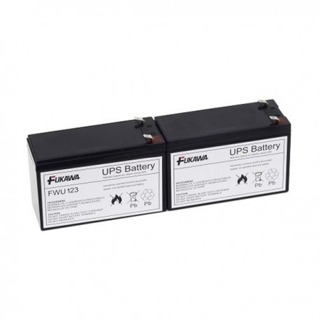FUKAWA olověná baterie FWU123 do UPS APC/ výměnná sada za RBC123
