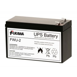 FUKAWA olověná baterie FWU2 do UPS APC/ náhradní baterie za RBC2/ 12V/ 7,2Ah/ životnost 5 let