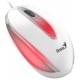 GENIUS DX-Mini Pure White/ drátová/ 1000 dpi/ USB/ bílá/ RGB LED
