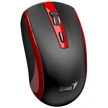 GENIUS ECO-8150 Red/ 1200 dpi/ bezdrátová/ dobíjecí/ Copilot/ 4tlačítková/ černočervená