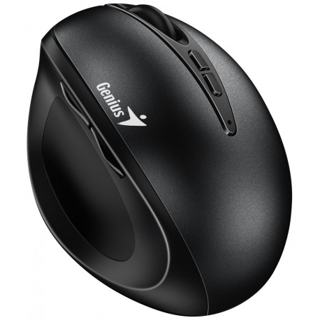 GENIUS Ergo 8300S Black/ vertikální/ 1600 dpi/ bezdrátová/ 7tlačítek/ tichá/ černá