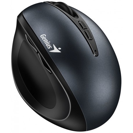 GENIUS Ergo 8300S Iron Grey/ vertikální/ 1600 dpi/ bezdrátová/ 7tlačítek/ tichá/ kovově šedá