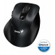 GENIUS Ergo 9000S Black/ duální Bluetooth + 2,4GHz/ 2400 dpi/ bezdrátová/ tichá/ černá
