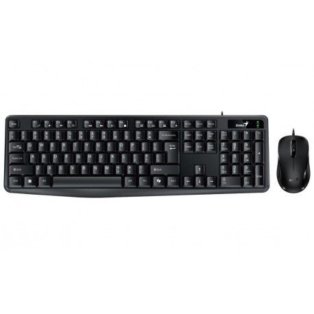 GENIUS KM-170/ Drátový set/ Copilot/ USB/ černá/ CZ+SK layout