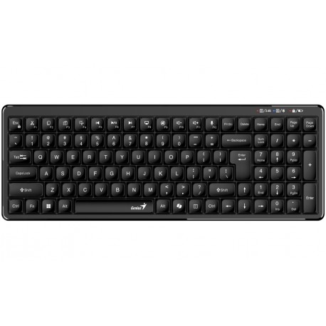 GENIUS LuxeMate Q7100BT Wireless/ duální BT+2,4GHz/ Copilot/ USB/ černá/ CZ+SK layout