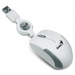 GENIUS Micro Traveler V2/ drátová/ 1200 dpi/ USB/ bílá