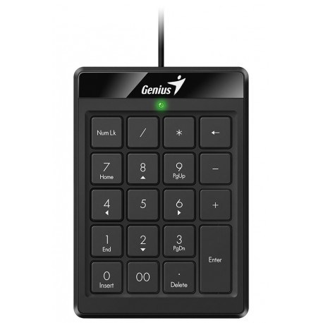 GENIUS NumPad 110/ Drátová/ USB/ slim design/ černá