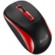 GENIUS NX-7123 BlackRed/ 1200 dpi/ bezdrátová/ Copilot/ 4tlačítková/ černočervená