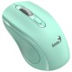 GENIUS NX-8025S Aquamarine/ 1200 dpi/ bezdrátová/ tichá/ Copilot/ 4tlačítková/ zelená