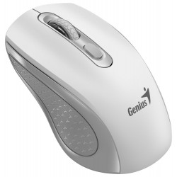 GENIUS NX-8025S WhiteGrey/ 1200 dpi/ bezdrátová/ tichá/ Copilot/ 4tlačítková/ bílo-šedá