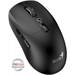 GENIUS NX-8080S BT Noble Black/ duální Bluetooth + 2,4GHz/ 1600 dpi/ bezdrátová/ Copilot/ tichá/ 7tlačítková/ černá