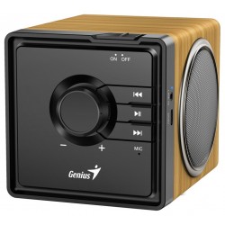 GENIUS repro SP-916BT/ Bluetooth 5.3/ 6W/ mikrofon/ barva světlé dřevo