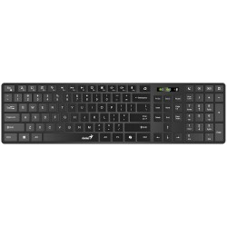 GENIUS Slimstar 7250BT Black/ bezdrátová 2,4GHz + BT5.0/ Copilot/ USB/ černá/ CZ+SK layout