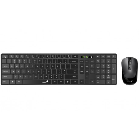 GENIUS SlimStar 8250/ Bezdrátový set Bluetooth + 2,4GHz/ Copilot/ USB/ černá/ CZ+SK layout