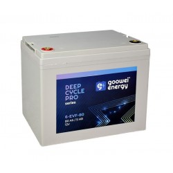 GOOWEI ENERGY Pb trakční záložní akumulátor VRLA GEL 12V/80Ah (6-EVF-80)