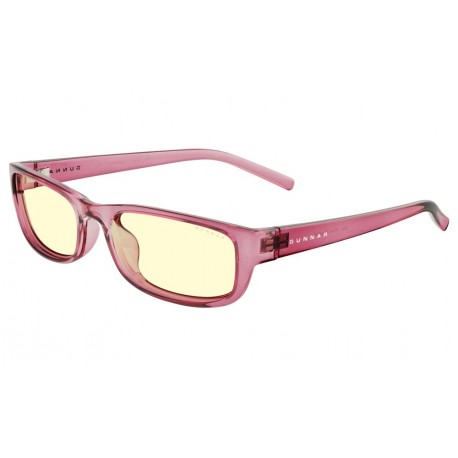 GUNNAR kancelářske/herní brýle  ELIN PLUM CRYSTAL jantarová skla BLF 65 GUNNAR focus