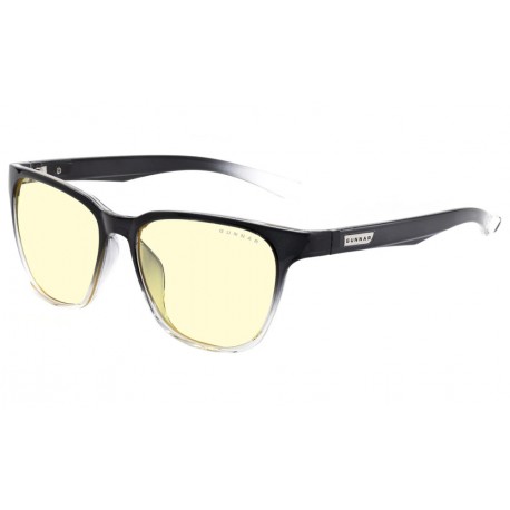 GUNNAR kancelářske/herní brýle BERKELEY ONYX/FADE * jantárová skla * BLF 65 * GUNNAR focus