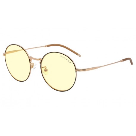 GUNNAR kancelářske/herní brýle ELLIPSE BLACK/GOLD * jantárová skla * BLF 65 * GUNNAR focus