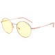 GUNNAR kancelářske/herní brýle ELLIPSE ROSE GOLD * jantárová skla * BLF 65 * GUNNAR focus