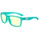 GUNNAR kancelářske/herní brýle INTERCEPT POP EMERALD GREEN * jantarová skla * BLF 65 * GUNNAR focus