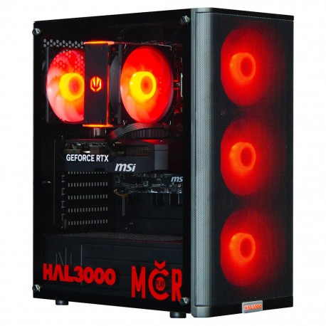 HAL3000 MČR Finale Pro / AMD Ryzen 7 5700X/ 32GB DDR4/ RTX 5070/ 1TB PCIe4 SSD/ WiFi/ W11