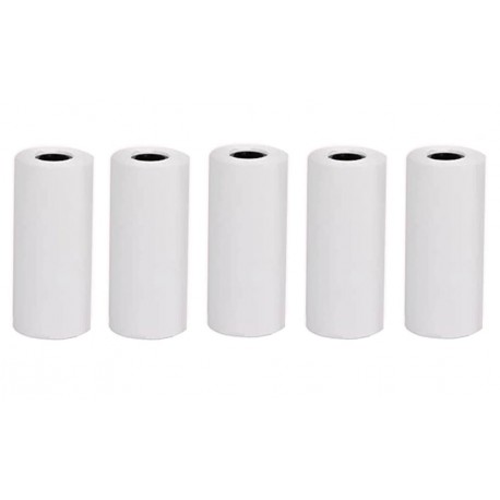 HELMER kotoučky pro termo mini tiskárnu TP01/TP02/ 55mm x 25mm/ 5ks/ bílé