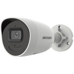Hikvision DS-2CD2046G2-IU/SL(4mm)(C) - 4MPix IP Bullet AcuSense kamera； IR 40m, reproduktor, mikrofon, blikač